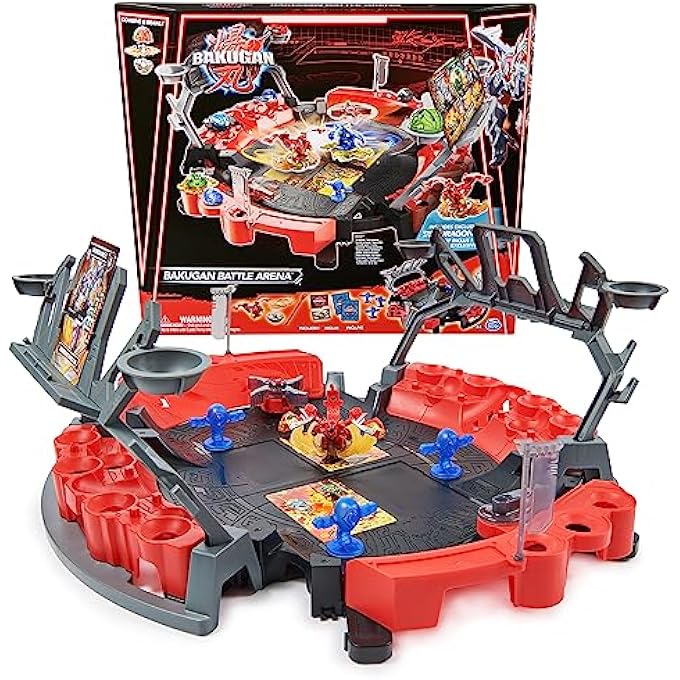 BAKUGAN BATTLE ARENA WITH EXCLUSIVE SPECIAL ATTACK DRAGONOID, CUSTOMISABLE, SPINNING ACTION FIGURE AND PLAYSET, KIDS TOYS FOR BOYS AND GIRLS 6 AND UP - Image 2